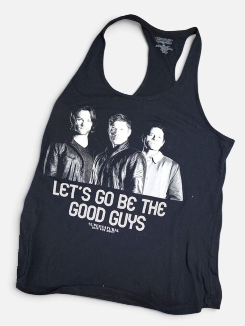 Supernatural-Join The Hunt Women's(2X) Sleeveless Black Top